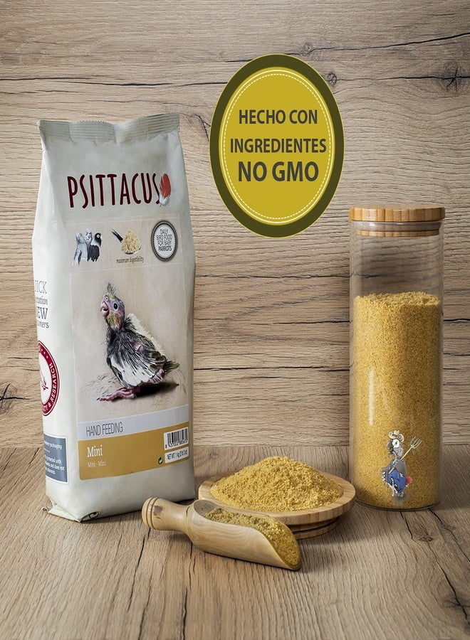 Psittacus Mini Hand-Feeding Formula 2.2 lb | Diet for Baby Cockatiels, Conures and Galah Cockatoo | Premium Food for Birds, 100% no-GMO - Image 5
