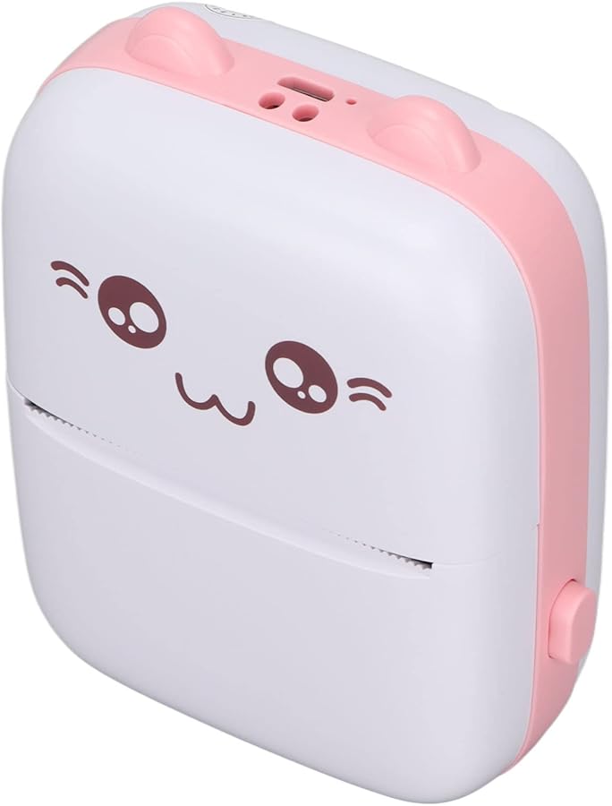 Fydun Portable Printer For Shopping List And Label Printing In Pink - Image 4