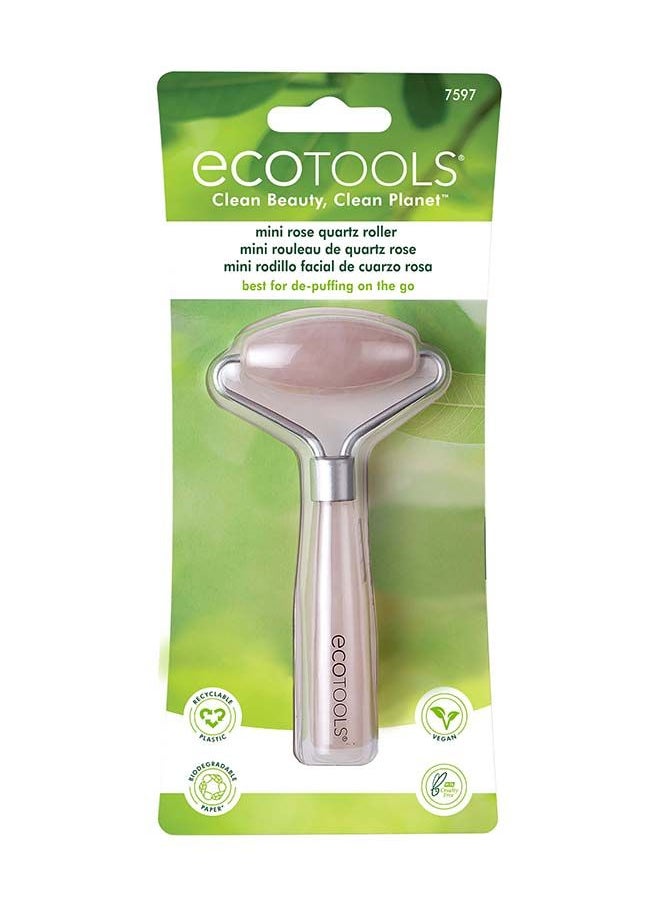 Eco Tools - Mini Rose Quartz Roller - Image 1