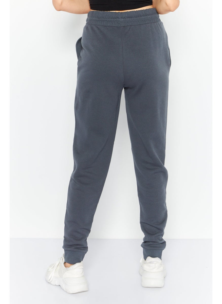 RIVER ISLAND Women Solid Sweatpants, Grey  - Image 3