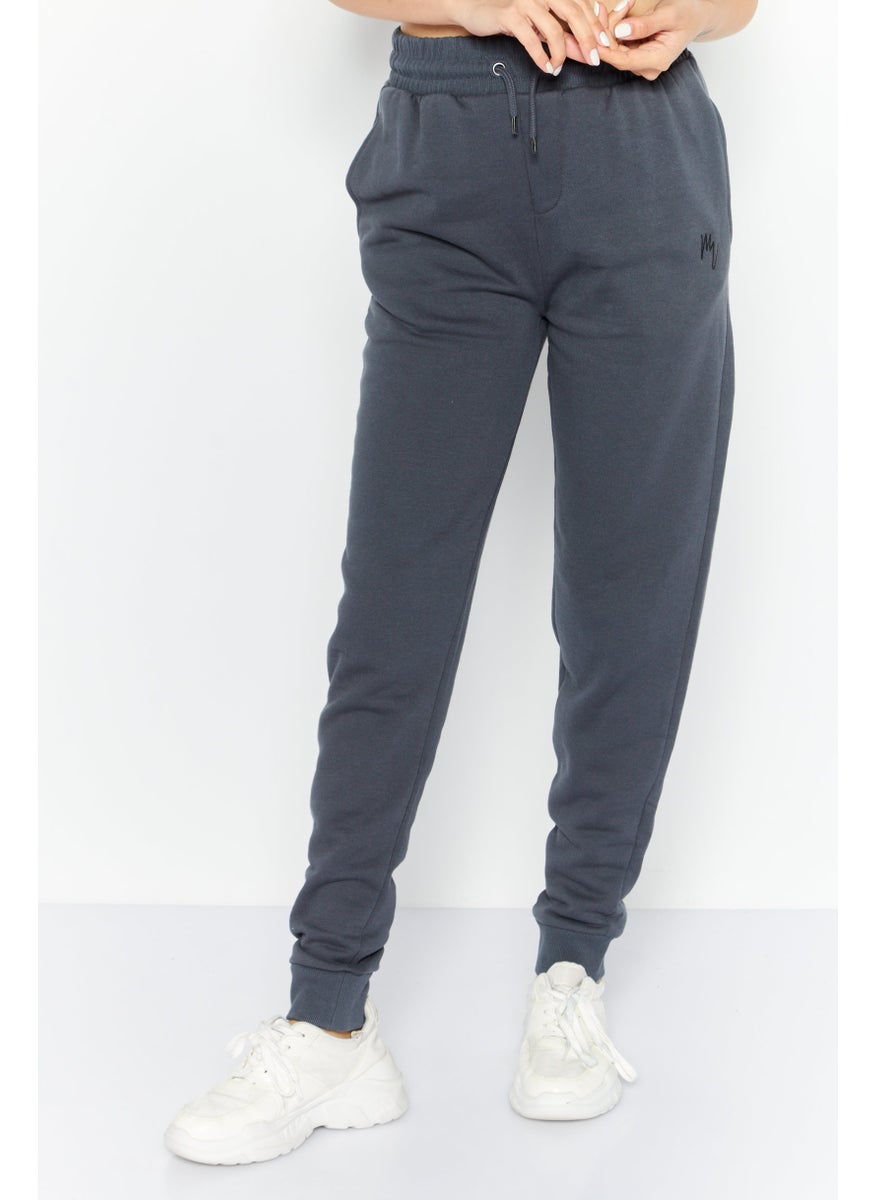 RIVER ISLAND Women Solid Sweatpants, Grey  - Image 1