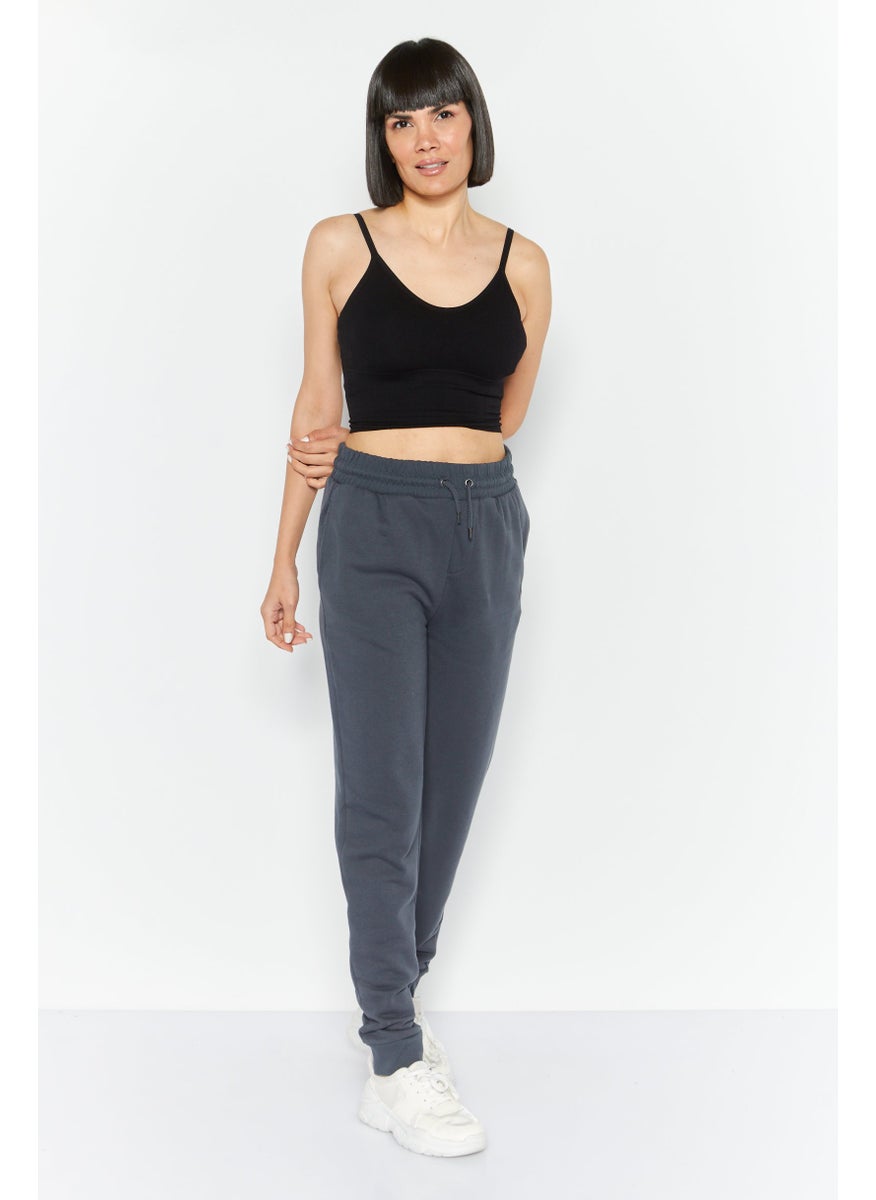 RIVER ISLAND Women Solid Sweatpants, Grey  - Image 4