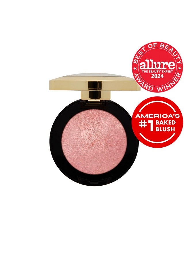 Milani Baked Blush - Dolce Pink (0.12 Ounce) Cruelty-Free Powder Blush - Shape, Contour & Highlight Face for a Shimmery or Matte Finish - Image 3