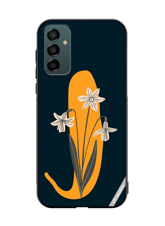 VR CREATIVE Protective Case Cover For Samsung Galaxy M23 Alphabet J Design Multicolour - Image 1