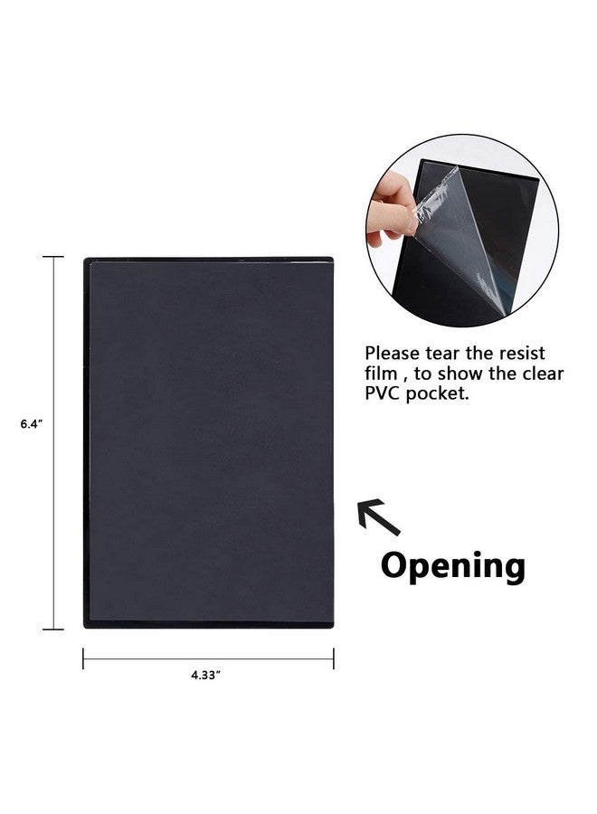 Tebik Magnetic Picture Frames, 34 Pack, Holds 4 x 6 Inches Photos Pictures, Black Magnetic Photo Frames with Clear Pocket for Refrigerator, Fridge, Locker, Office Cabinet - Image 2
