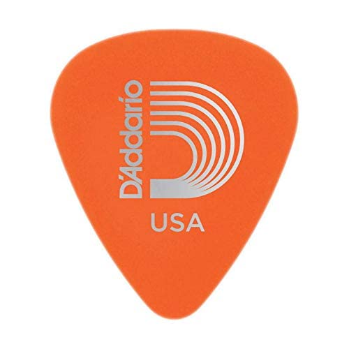 Planet Waves بيك د'أداريو دورالين - ملحقات الجيتار - بيك للجيتار الصوتي، الجيتار الكهربائي، جيتار الباس - قوة كبيرة، قبضة، متانة - برتقالي، خفيف، 0.60 مم، عبوة 10 قطع - Image 2