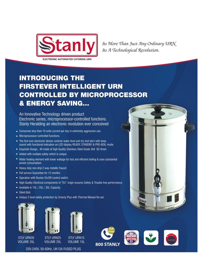Stanly ELECTRIC CATEERING URN / BOILER -25LITER , 220-240V,1.8-2.1kW 