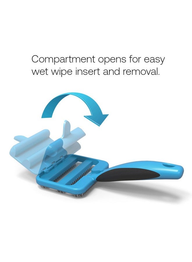 Tidy Coat™ Wet Wipe Dog Brush, Dog Grooming, Dog Accessories, - Image 2