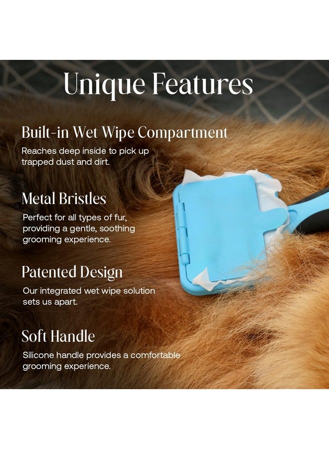 Tidy Coat™ Wet Wipe Dog Brush, Dog Grooming, Dog Accessories, - Image 5