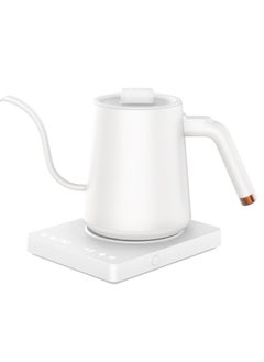 zeroHero zeroHero Electric Temperature Control Kettle 600ml - STRIX Controller, 1200W, 304 SUS, 5 Temp Settings, LED Display, Safe Lock Lid, Ergonomic Handle, Precise Pour-Over Design - White 