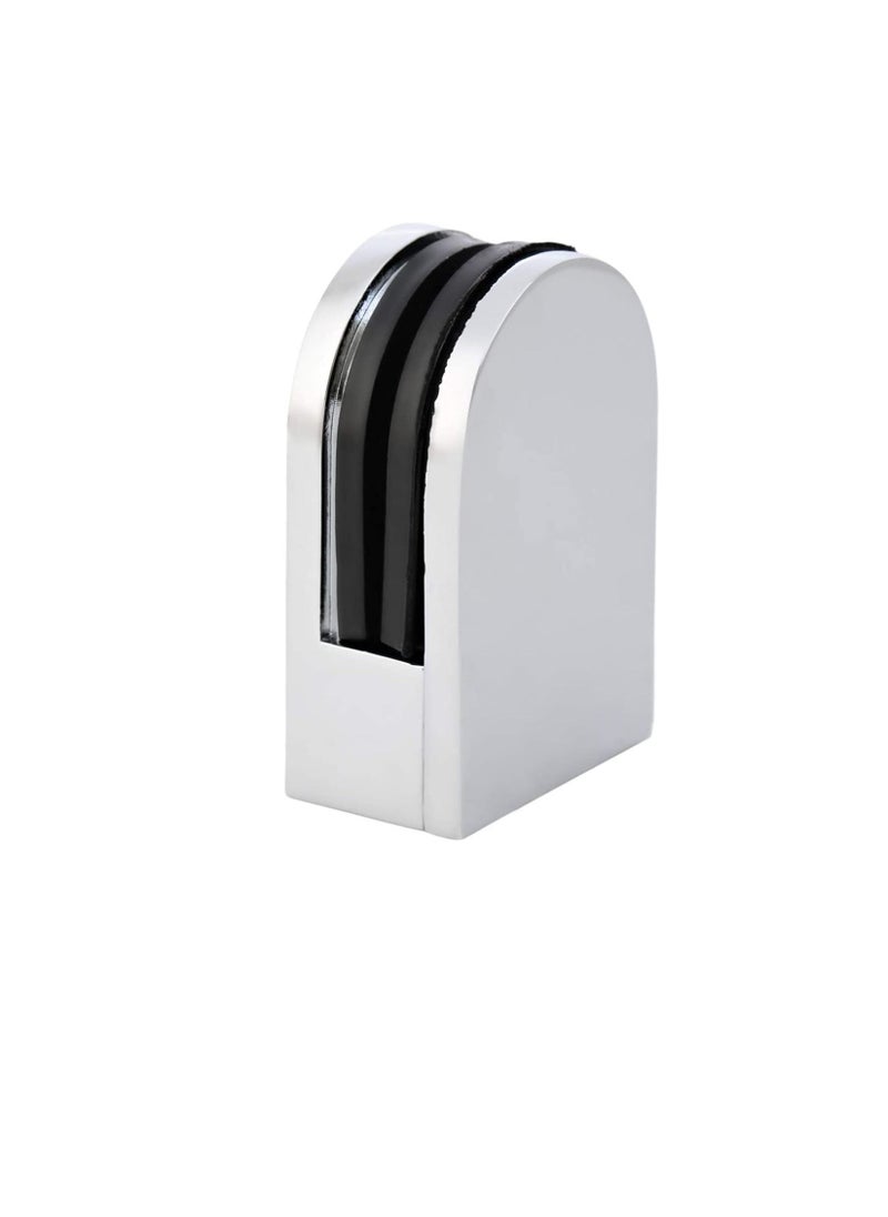 Dorfit Zinc Flat Bracket for Glass Door Shower Door Glass Cabinets with Chrome Plated Finish DT63  - Image 3
