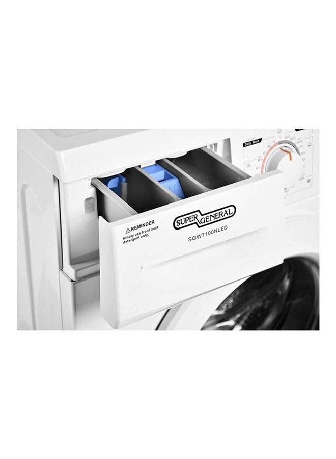 SUPER GENERAL Front Loading Washing-Machine 1950 W SGW7100NLED White - Image 3