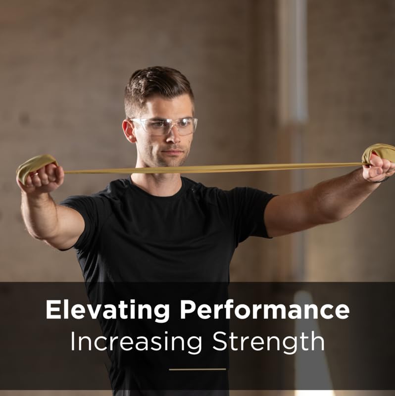THERABAND Resistance Bands, 6 Yard Roll Professional Latex Elastic Band For Upper Body, Lower Body, & Core Exercise, Physical Therapy, Pilates, At-Home Workouts, & Rehab, Gold, Max, Level 8 - Image 4