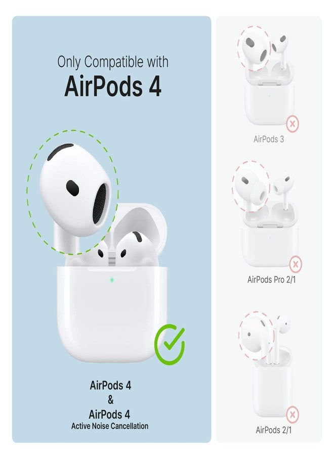 Catalyst Waterproof Case for AirPods 4 - Drop Protection for Apple AirPods 4th Generation with Carabiner, Wireless Charging Silicone Cover for Apple AirPods 4 Case for Women and Men - Image 2