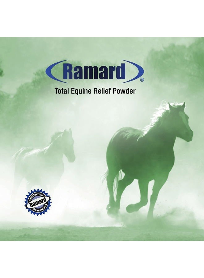 Ramard توتال إكواين ريليف - مكمل مفاصل الخيول الكلي لمسحوق تخفيف آلام الخيول، صحة الأوتار والمفاصل، تخفيف التورم والانزعاج، تعزيز الأداء والتدريب 1 جرة بنكهة التفاح 4.5 أونصة - Image 3
