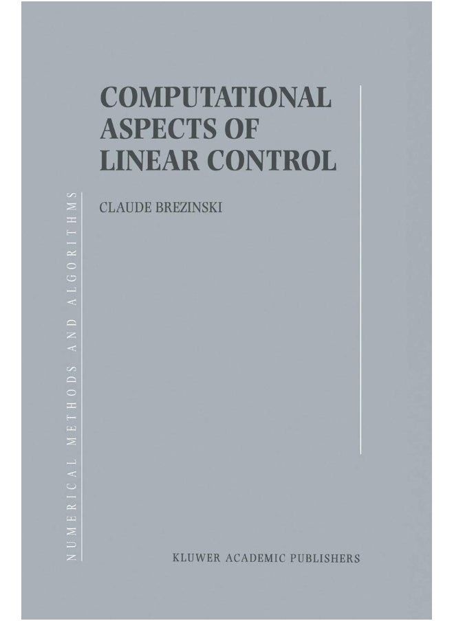 Computational Aspects of Linear Control 
