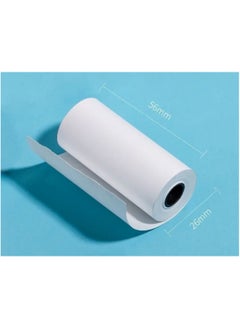 Huitich 1 Pc  Adhesive Printer Paper Roll - 56mm x 26mm for Barcode Labels  - Image 1