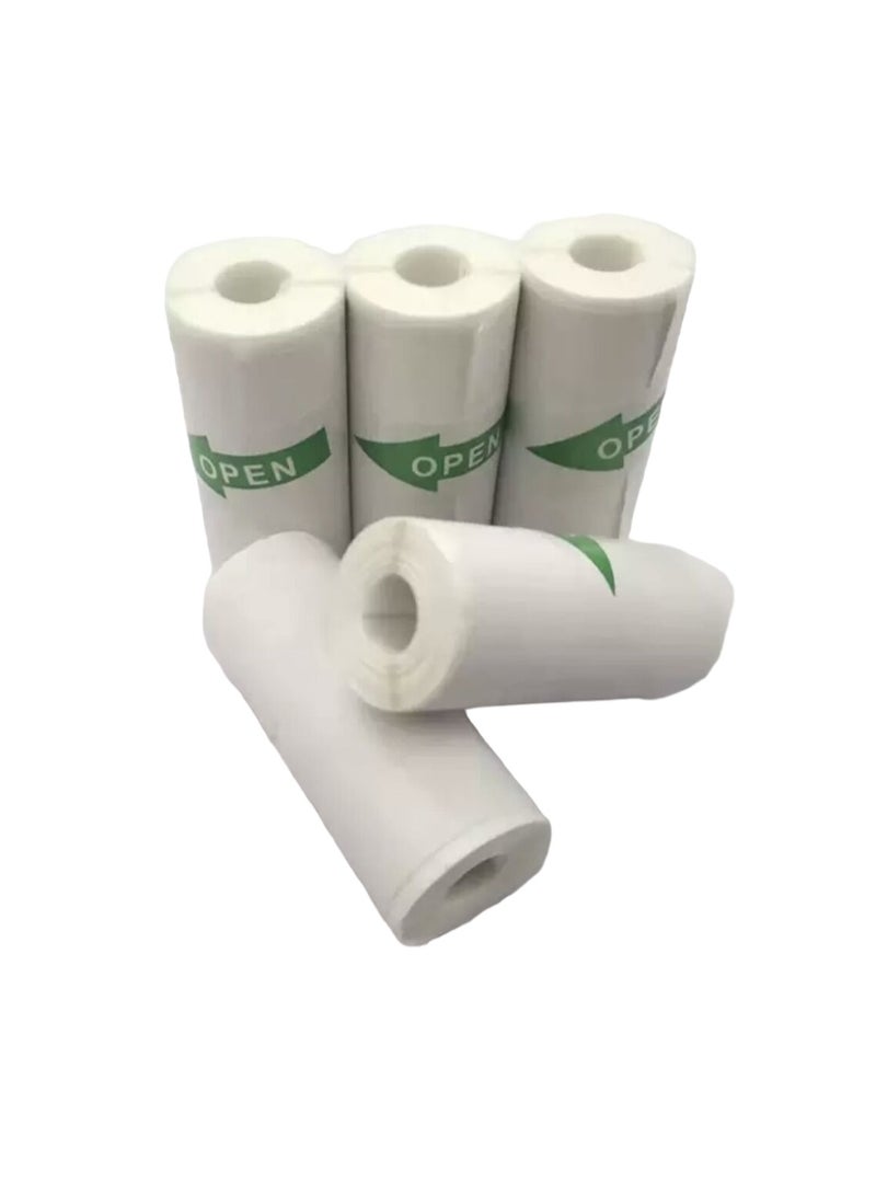 Huitich 3 Pc  Adhesive Printer Paper Roll - 56mm x 26mm for Barcode Labels - Image 2