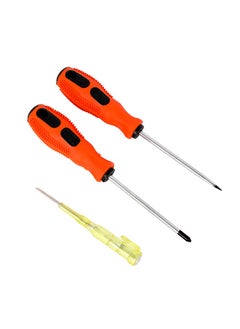 LAWAZIM Screwdriver Set -3 Piece with Phillips & Flat Head and a Circuit Tester with Light Indicator – Compact and Easy to Use Essential Tool Kit for Home Repairs, Electronics, DIY, and Automotive  - Image 1