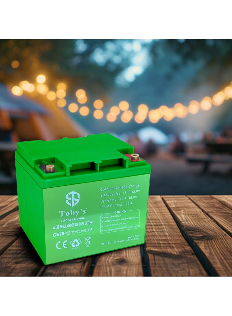 Toby's BTY-70 Battery 55000mAh Power, Rechargeable Battery With 500Watts Power Inverter  with small lamp and COB light Best For Camping and outdoor activities - Image 5