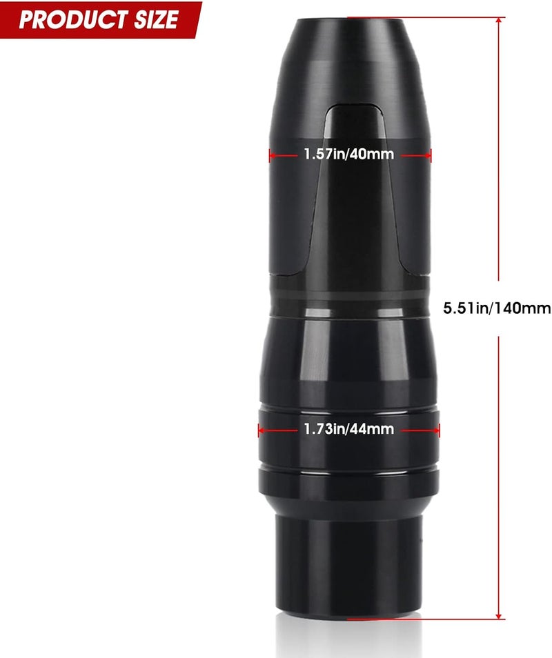 LANQIAN Universal Motorcycle Anti Falling Exhaust Pipe Protection Bar CNC Aluminum Frame Sliders - Black - Image 5