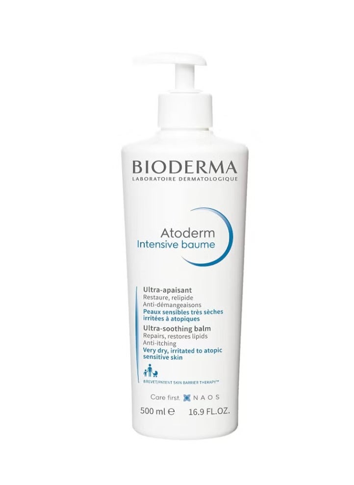 Bioderma Atoderm Intensive Balm Moisturizer 500ml  - Image 1