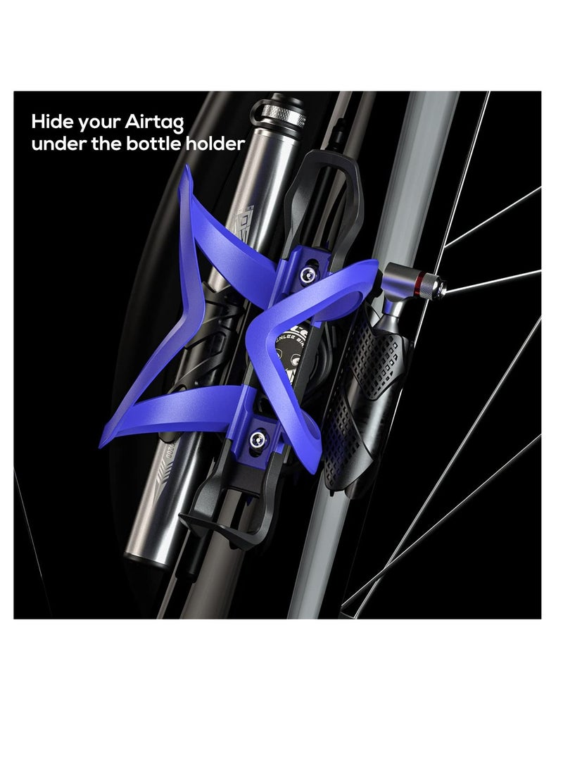 SYOSI Airtag Bike Mount, Hidden Airtag Case Bicycle AirTag Protector Motorcycle Airtag Storage Secure AirTag Holder Mountain Bike Accessory for Mountain Bike Scooter Tent Motorcycle - Image 2
