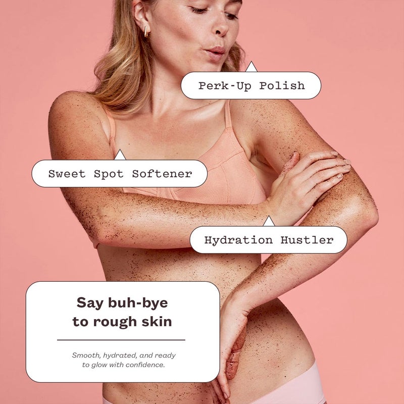 Frank Body Original Coffee Scrub, 7.05oz | Natural & Cruelty Free Exfoliating Body Scrub | Hydrating Vegan Scrub Skin Care For Stretch Marks, Acne, Cellulite | 1ct - Image 3