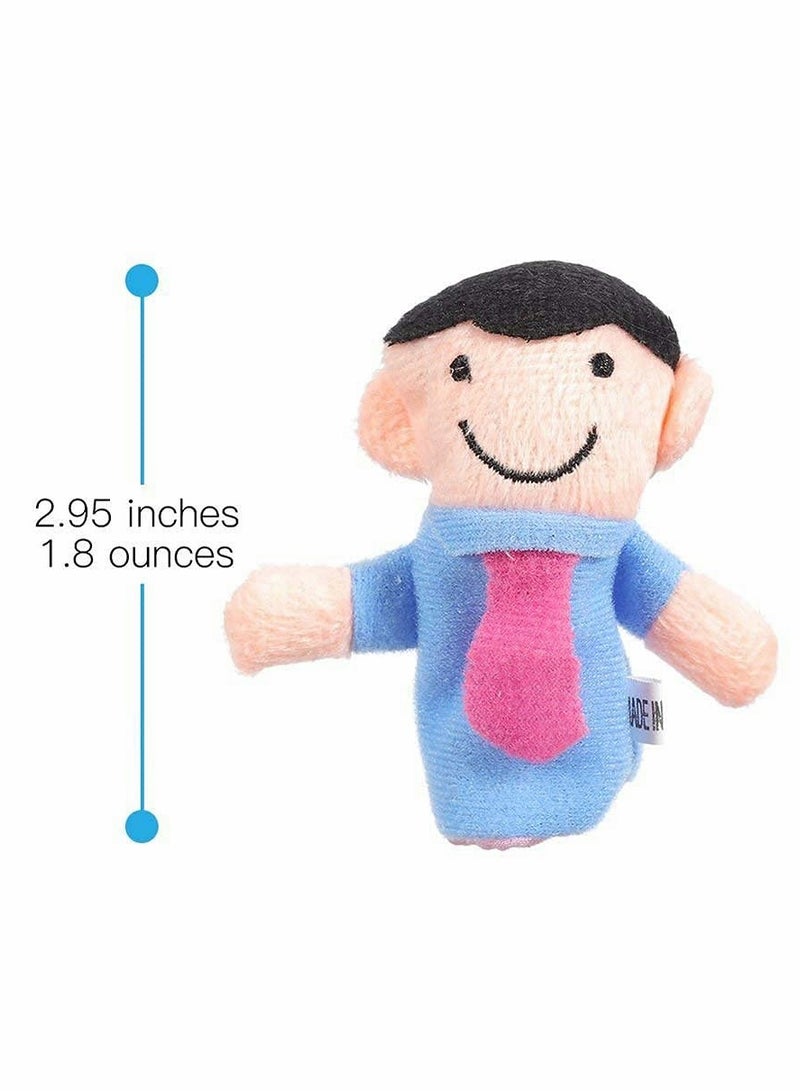 Excefore 16Pcs Finger Puppet Set Animal Finger Puppets Family Finger Puppets Finger Puppets Rubber - Image 3