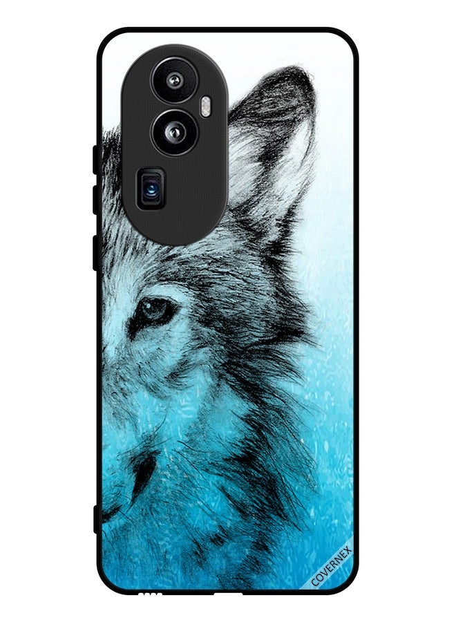Covernex Protective Case Cover For Oppo Reno 10 China Half Wolf Face - Image 1