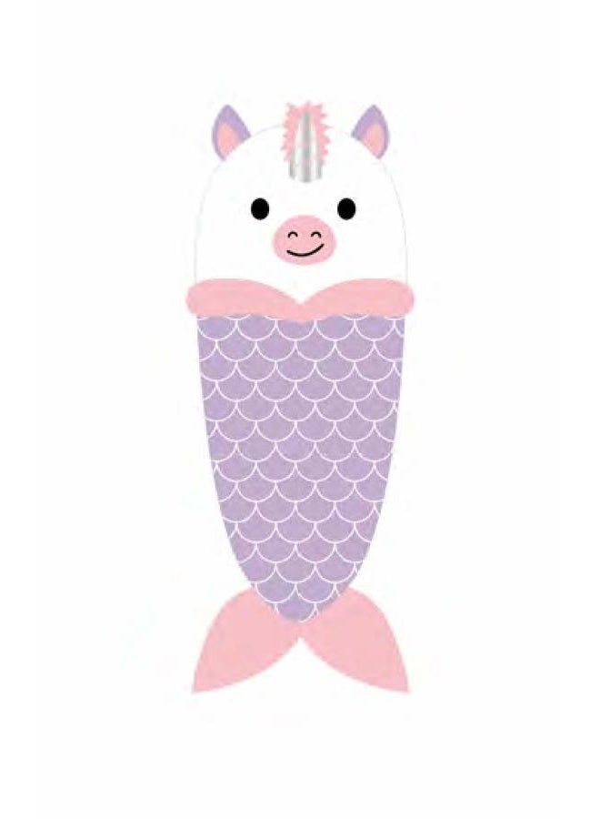 Gilbins Plush Ultra-Soft Fleece Snuggle-in Sleeping Bag Blanket for Lounging On The Couch (Unicorn) - Image 2