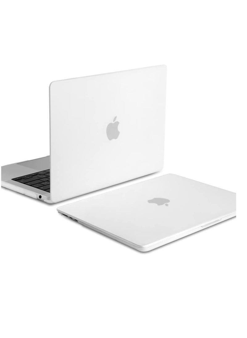 3 in 1 Case for MacBook Air 13.6 Inch 2022 A2681 M2 Chip and 2024 A3113 M3 Chip and 2025 A3240 M4 Chip, Matte Hard Shell Cover  Keyboard Cover  Screen Protector, Frosted Clear - Image 2
