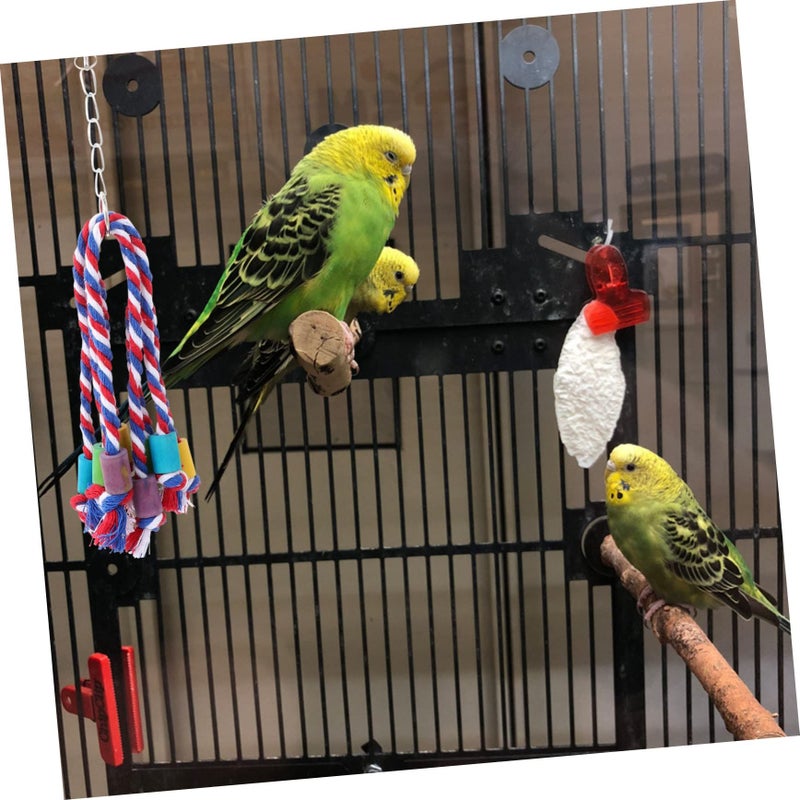 Cotton Rope Swinging Toy for Parrots Chewing Bird Cage Accessories - Image 3
