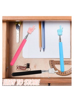 MarlaMall 3 Pcs Telescopic Teachers Pointer Extendable Hand Pointer Finger Pointer Stick for Elementary School Kindergarten Teacher  - Image 3