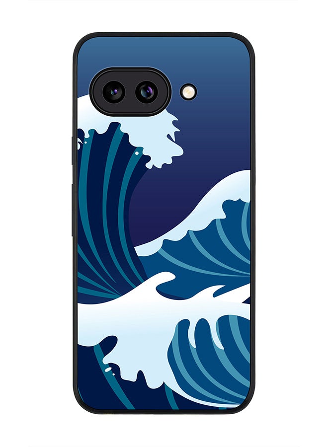 Stylizedd For Google Pixel 9a Case,Slim fit Camera Protection, Shockproof Thin Phone cover  - Japanese Sea