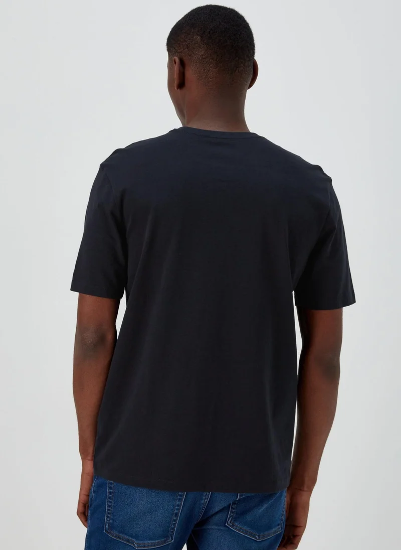 ماتلان Navy Essential Crew Neck T-Shirt