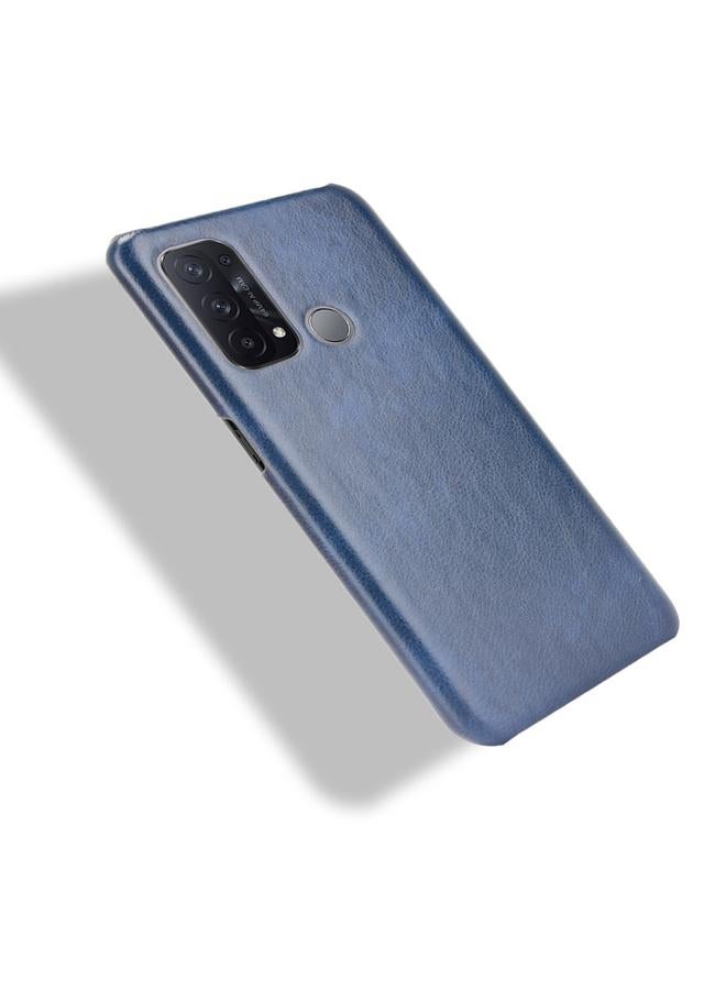 S-TOP Case For OPPO Reno5 A Shockproof Litchi Texture PC + PU + Flannel Case - Image 4