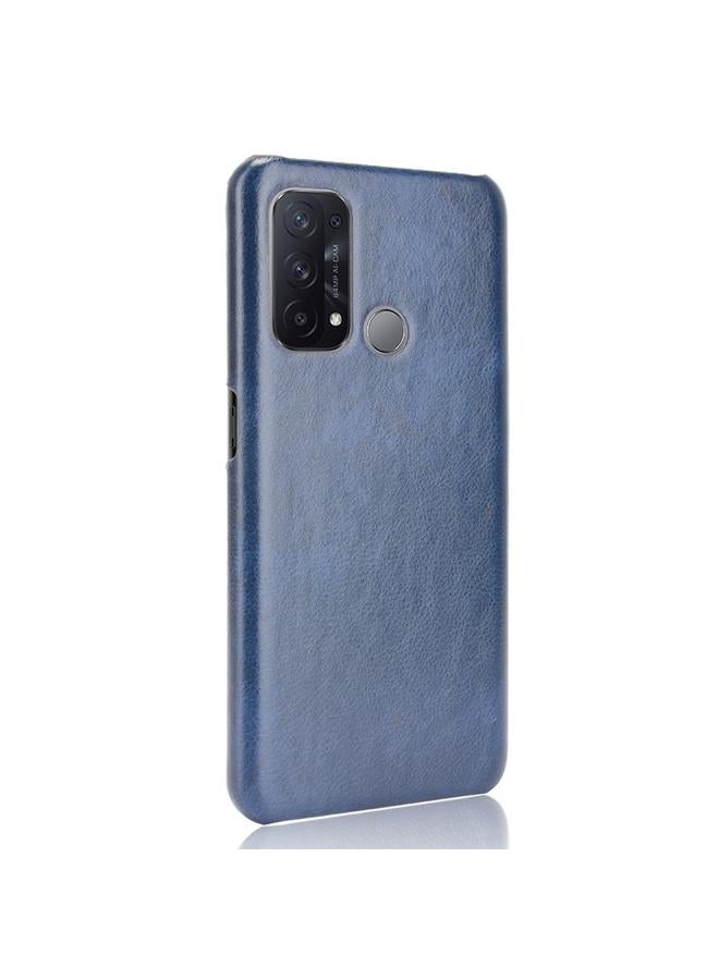 S-TOP Case For OPPO Reno5 A Shockproof Litchi Texture PC + PU + Flannel Case - Image 3