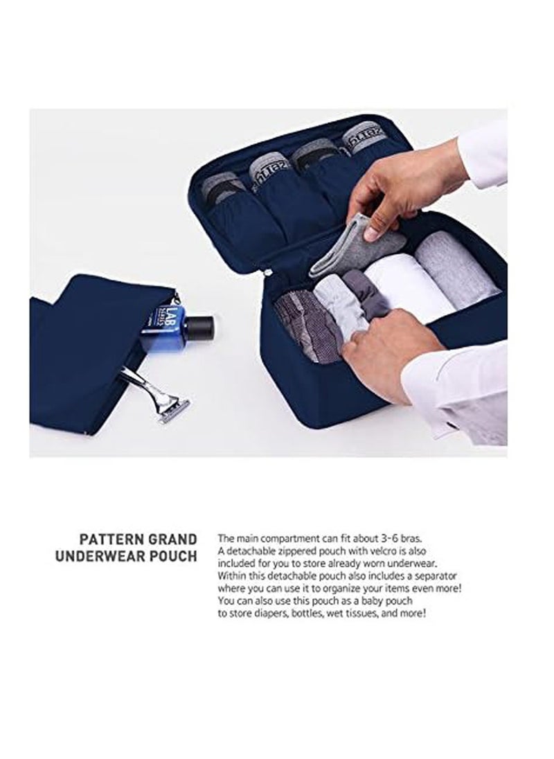 AIWANTO - Multi-Functional Blue Storage Organiser Travel Bag - Image 1
