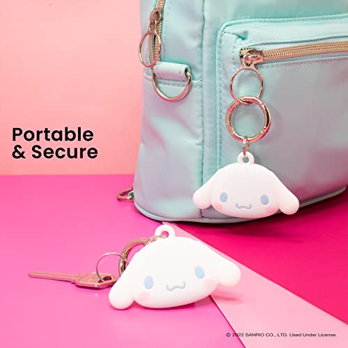 iFace Sanrio Friends Special Edition Silicone Protective Cover [ Compatible with Apple AirTag ][Cute Character Case] [Carabiner Keychain Clip Included] - Cinnamoroll - Image 3