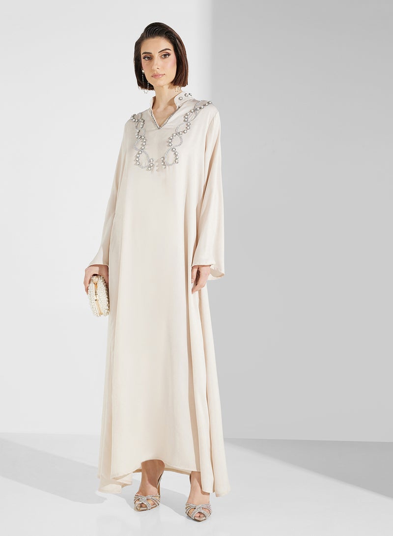 Khizana Embellished Jalabiya  - Image 1