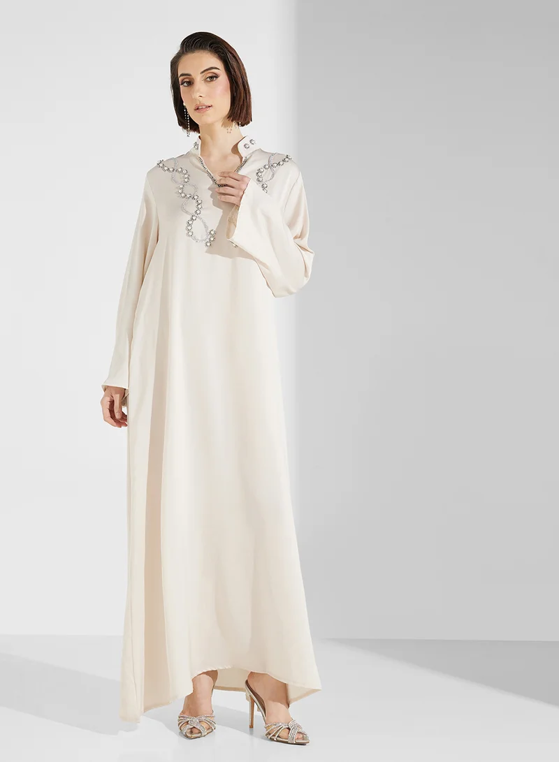 Khizana Embellished Jalabiya