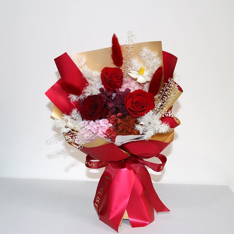 Bluejw Preserved Dried Real Flower Everlasting Bouquet – Natural Dried Plants Wedding Bridal Bouquet for Rustic Chic Floral Arrangements - Image 5