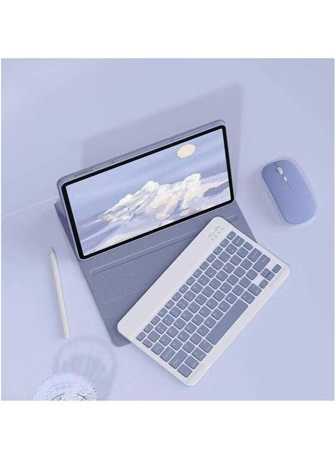 Arabic and English keyboard case for Lenovo M10 plus 3gen 10.6/Xiaoxin 10.6(2022 Edition)/K10 PRO with wireless mouse, lightweight smart detachable bluetooth mouse pen holder - Image 2