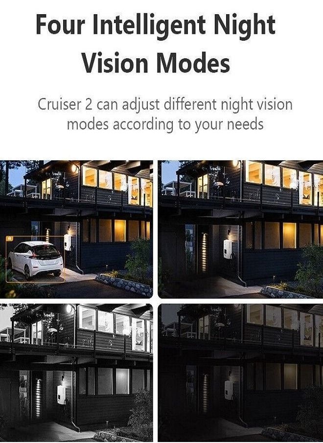 IMOU - Imou Cruiser 2 5MP Wi-Fi Outdoor Security Camera Night Vision Two Way Talk IP66 Weather resistance 3K QHD Image Smart Full color Panoramic Pan and Tilt Powered by Imou SENSE™ Smart Tracking - Image 1