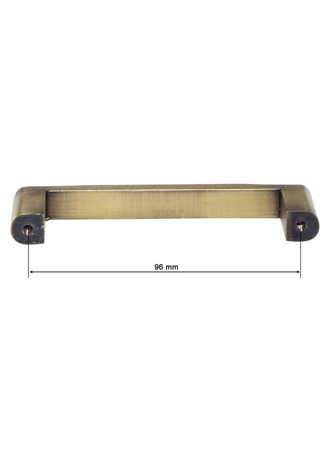 FAST FAST CP35 Brass Antique Stainless Steel Furniture Cabinet Pull Door Handle for Wardrobe, Cupboard, Dresser Doors and Drawer 2pcs (96mm 4inch)  - Image 5