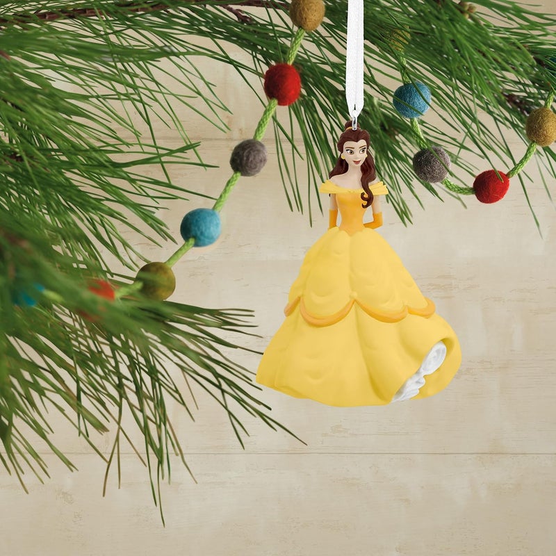 Hallmark Disney Beauty and The Beast Belle Christmas Ornament - Image 5