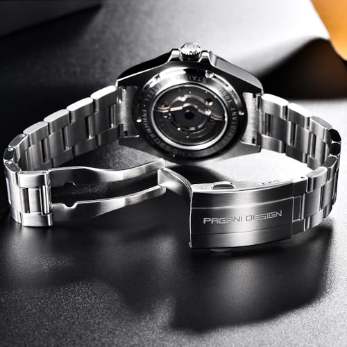 PAGRNE DESIGN Pagani Design Watches Men GMT Automatic Self-Winding Mechanical Analog Sapphire Sports Waterproof Luminous Wrist Watch - Image 5