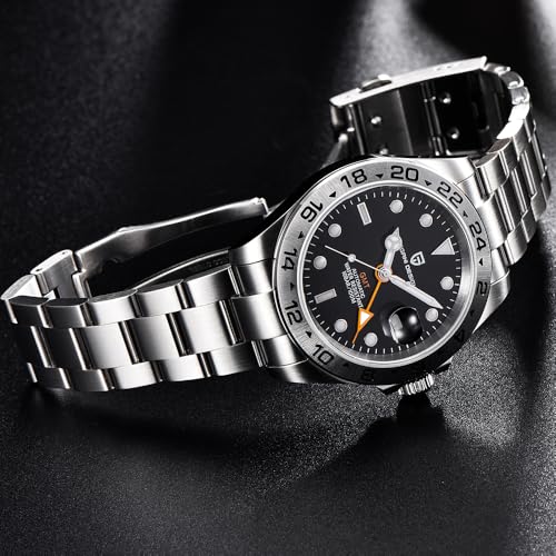 PAGRNE DESIGN Pagani Design Watches Men GMT Automatic Self-Winding Mechanical Analog Sapphire Sports Waterproof Luminous Wrist Watch - Image 4