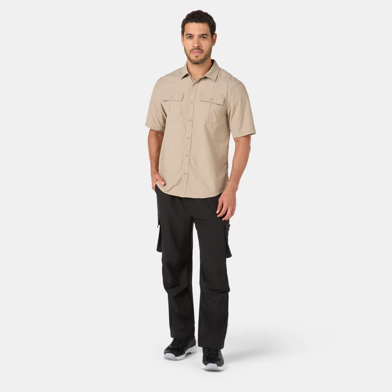 Sun and Sand Sports Beige Men's Utility Shirt for Men | Best Price UAE